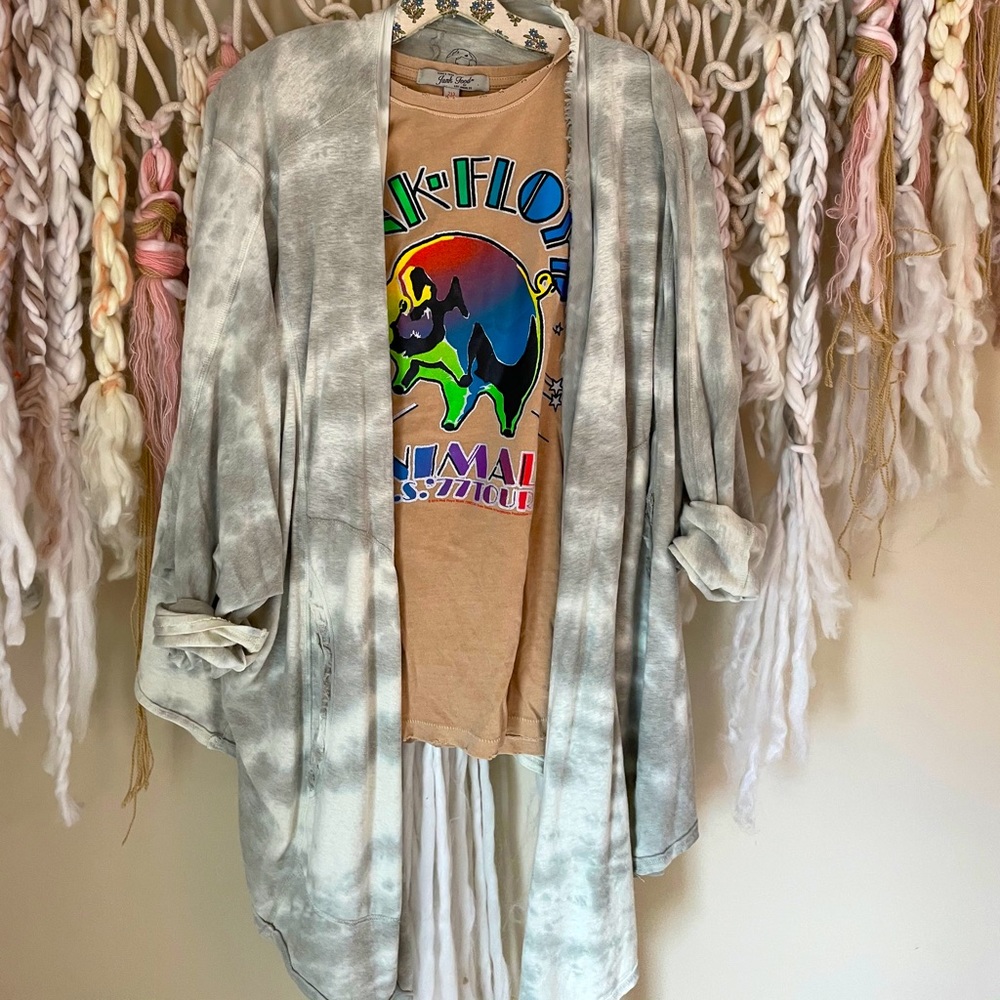 Free People Tie Dye Cardi
